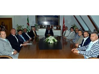 Bursaspor Divan Başkanlık Kurulundan Bölükbaşı’na Ziyaret