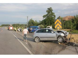 Sinop’ta Trafik Kazası: 4 Yaralı