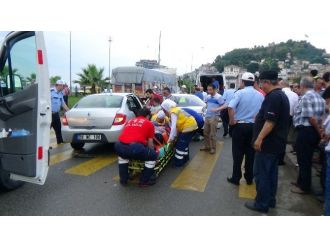 Giresun’da Trafik Kazası: 4 Yaralı