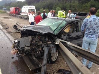 Bolu’da Trafik Kazası: 1 Yaralı
