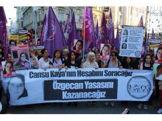 Cansu Kaya İçin Taksim’de Protesto Yürüyüşü
