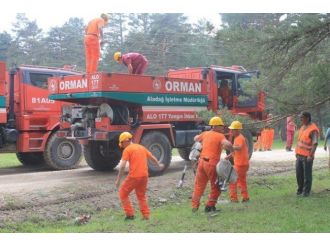 Yangın Ekipleri Kıyasıya Yarıştı