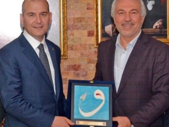 Süleyman Soylu, Başkan Kamil Saraçoğlu’nu Ziyaret Etti