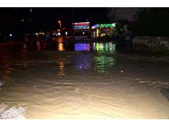 Şiddetli Yağış Osmancık’ta Sele Neden Oldu