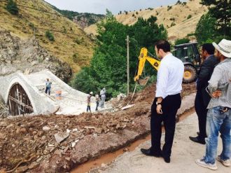 Tarihi Şadyan Köprüsü’nün Restorasyonu Bitmek Üzere