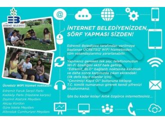 Edremit Belediyesi’nden Wifi Hizmeti