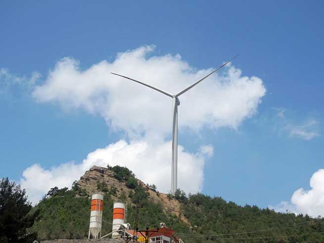 Kahramanmaraşta Rüzgar Enerjisiyle Elektrik Üretimi Başlıyor