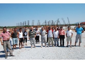 Ankara Üniversitesi İnşaatında İşçiler Eylemde