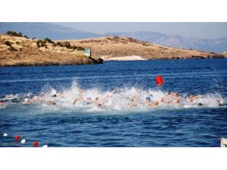Foça’da Şampiyonluğa Kulaç Attılar