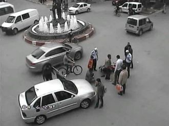 Afyonkarahisar’daki Kazalar An Be An Güvenlik Kameralarına Yansıdı