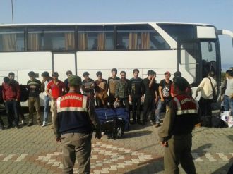 Çanakkale’de 59 Kaçak Göçmen Yakalandı