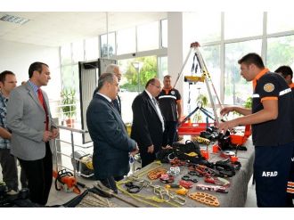 Vali Çiçek Afet Müdahale Planı Tatbikatı’na Katıldı