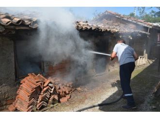 Osmancık’taki Ardiye Yangını Korkuttu