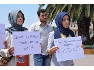 Giresun’da Cansu Kaya Eylemi