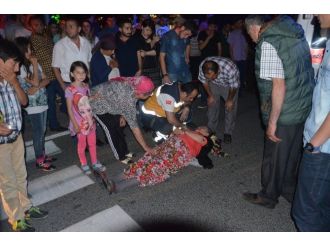 Otomobilin Çarptığı Yaya Yaralandı