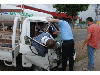 Bayramiç’te Trafik Kazası; 2 Yaralı