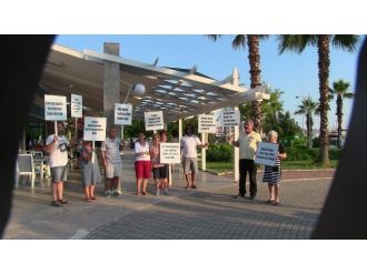 Göcek Plajı İçin Göcekliler Protesto Yürüyüşü Yaptı