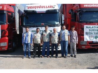 İhh’dan, Suriyelilere 3 Tır Yardım Malzemesi