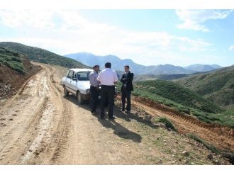 Kaymakam Efendioğlu, Yol Genişletme Çalışmalarını İnceledi