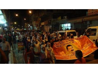 Nusaybin’de Abdullah Öcalan’a Özgürlük Yürüyüşü Yapıldı