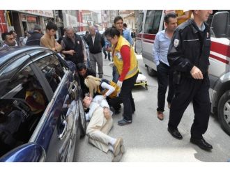 Bozüyük’te Trafik Kazası 1 Yaralı