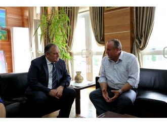 Kosavalı Başkan Bütüç, Alaaddin Yılmaz’ı Ziyaret Etti