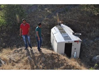 Hakkari’de Trafik Kazası 1 Yaralı