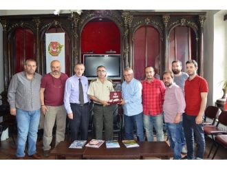 Trabzon İl Jandarma Alay Komutanı Aras Basınla Vedalaştı