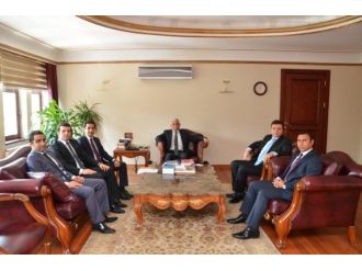 Tayini Çıkan Hakim Ve Savcılardan Alimoğlu’na Veda Ziyareti