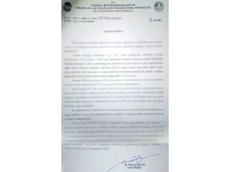 Saski’nin Dere Yatakları Ve Drenaj Kanallarının Kapatılmaması İçin Uyardığı Ortaya Çıktı