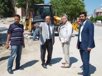 Yozgat Belediye Başkanı Arslan, Yapılan Çalışmaları Yerinde İnceledi
