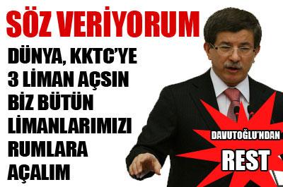 Dünya 3 liman açsın biz Rumlara hepsini açalım 