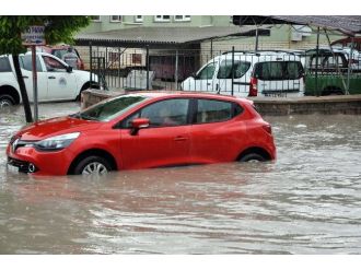 Sorgun İlçesinde Evleri Yağmur Suları Bastı