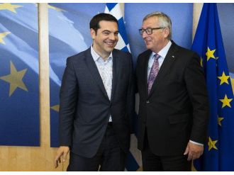 Yunanistan Başbakanı Çipras Ve Juncker Bir Araya Geldi