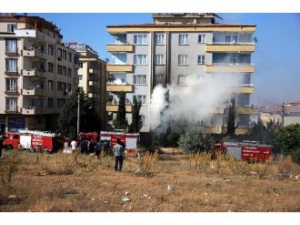 Gaziantep’te Apartman Katında Çıkan Yangın Korkuttu