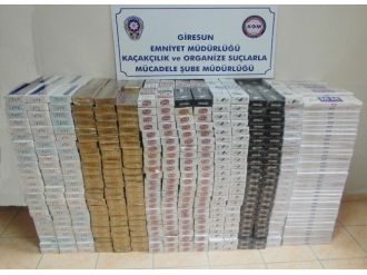 Giresun’da Kaçak Sigaraya Geçit Yok
