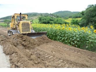 Sarımazı Ve Ziyapaşa’da Yol Çalışması