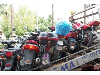 Manavgat’ta Motosikletlere Sıkı Denetim