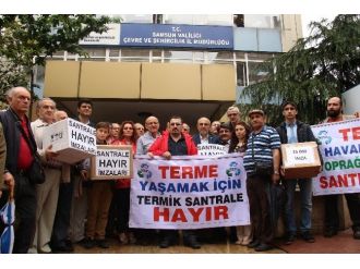 Termik Santralin İptali İçin 25 Bin İmza