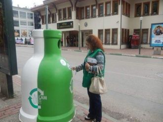 Yıldırım’da Cam Atıklar Çöpe Gitmeyecek