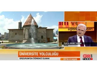 Rektör Koçak, Cnn Türk’ün Konuğu Oldu