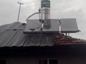 Tosya’ya Ceviz Büyüklüğünde Dolu Yağdı