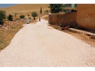 Dağeteği’nde Yol Yapım Çalışması