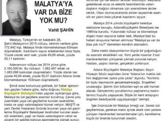 Adana’da Malatya Örneği