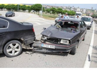 Samsun’da Trafik Kazası: 2 Yaralı