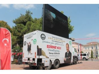 654. Kırkpınar Yağlı Güreşleri Tanıtım Tır’ı Tekirdağ’da