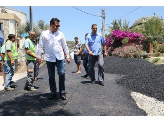 Bodrum Genelinde Asfalt Çalışmaları Sürüyor