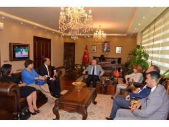 Irak Gaziantep Başkonsolosu Vali Çakacak’ı Ziyaret Etti