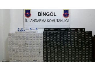 Bingöl’de 22 Bin Paket Kaçak Sigara Ele Geçirildi