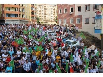 Diyarbakır’da Kobani Protestosu